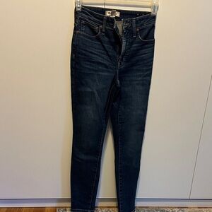 Madewell Dark Blue Women's Curvy Highrise Skinny Jeans